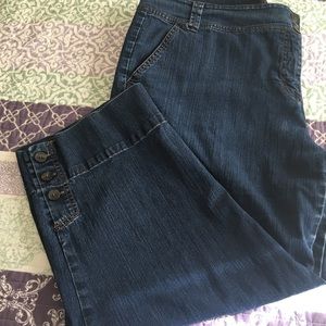Denim Crop Pants Size 20W
